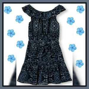 CHILDREN'S PLACE Off-The-Shoulder Printed Dress